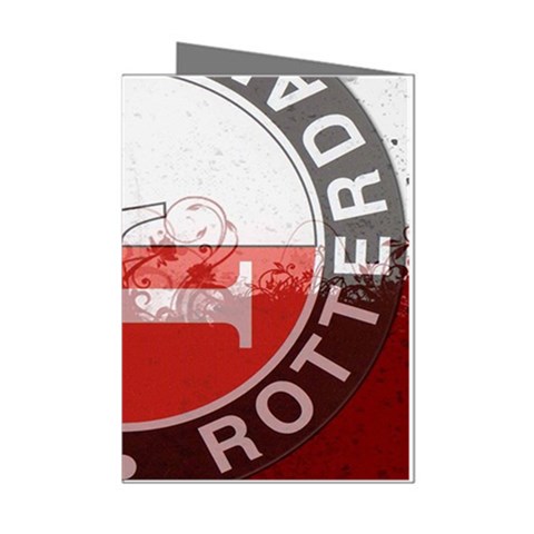 Feyenoord Rotterdam football club FC Logo Mini Greeting Cards (Pkg of 8) from ArtsNow.com Left