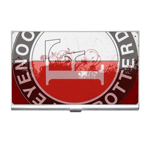 Feyenoord Rotterdam football club FC Logo Business Card Holder from ArtsNow.com Front