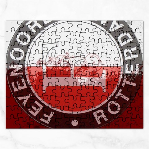 Feyenoord Rotterdam football club FC Logo Jigsaw Puzzle (Rectangular) from ArtsNow.com Front