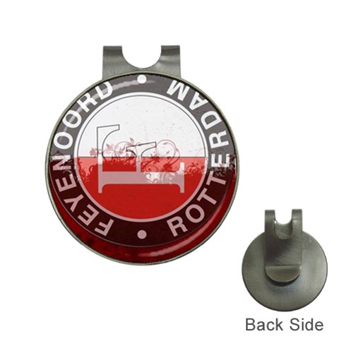 Feyenoord Rotterdam football club FC Logo Golf Ball Marker Hat Clip from ArtsNow.com Front