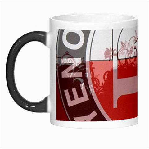 Feyenoord Rotterdam football club FC Logo Morph Mug from ArtsNow.com Left