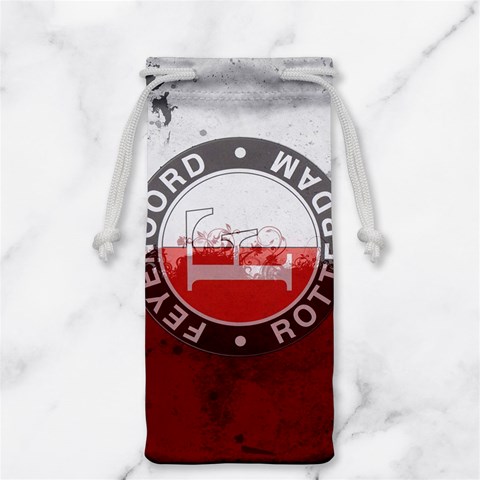 Feyenoord Rotterdam football club FC Logo Jewelry Bag from ArtsNow.com Back