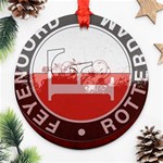 Feyenoord Rotterdam football club FC Logo Round Ornament (Two Sides)