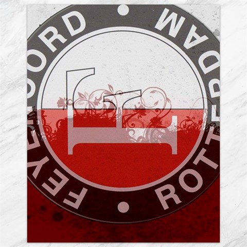 Feyenoord Rotterdam football club FC Logo Canvas 16  x 20  from ArtsNow.com 15.75 x19.29  Canvas - 1