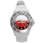 Feyenoord Rotterdam football club FC Logo Round Plastic Sport Watch (L)