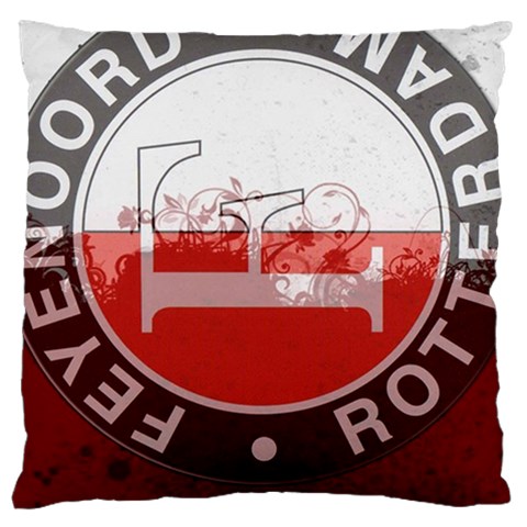 Feyenoord Rotterdam football club FC Logo Large Cushion Case (Two Sides) from ArtsNow.com Front