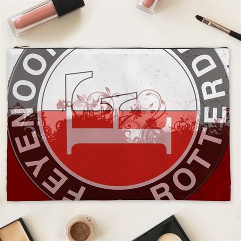 Feyenoord Rotterdam football club FC Logo Cosmetic Bag (XXL) from ArtsNow.com Front