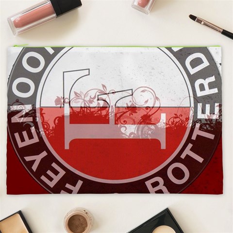 Feyenoord Rotterdam football club FC Logo Cosmetic Bag (XXL) from ArtsNow.com Front