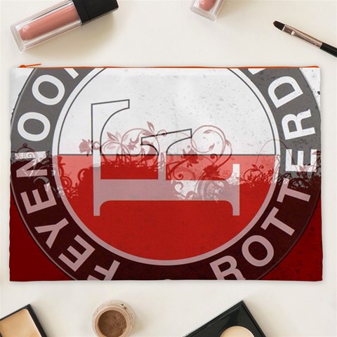 Feyenoord Rotterdam football club FC Logo Cosmetic Bag (XXL) from ArtsNow.com Front
