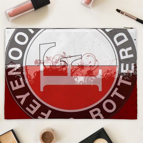 Feyenoord Rotterdam football club FC Logo Cosmetic Bag (XXL) from ArtsNow.com Back