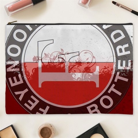Feyenoord Rotterdam football club FC Logo Cosmetic Bag (XXXL) from ArtsNow.com Front