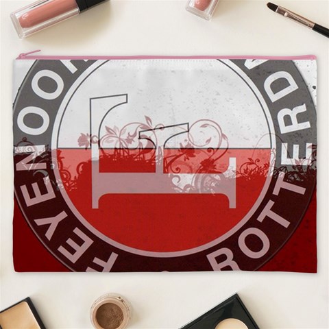 Feyenoord Rotterdam football club FC Logo Cosmetic Bag (XXXL) from ArtsNow.com Front