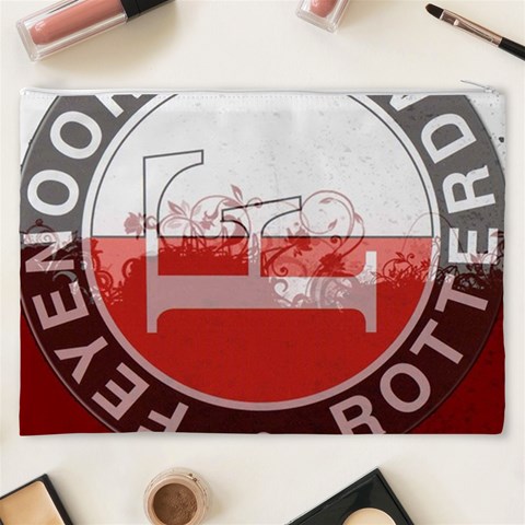 Feyenoord Rotterdam football club FC Logo Cosmetic Bag (XXXL) from ArtsNow.com Back
