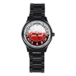 Feyenoord Rotterdam football club FC Logo Stainless Steel Round Watch