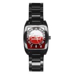 Feyenoord Rotterdam football club FC Logo Stainless Steel Barrel Watch