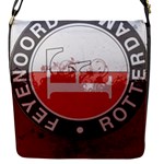 Feyenoord Rotterdam football club FC Logo Flap Closure Messenger Bag (S)