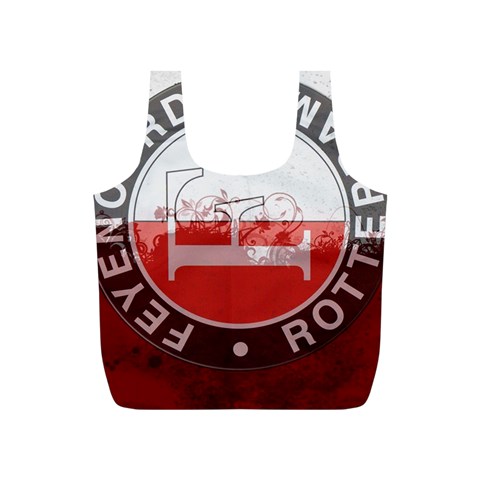 Feyenoord Rotterdam football club FC Logo Full Print Recycle Bag (S) from ArtsNow.com Front