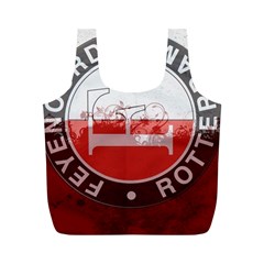 Feyenoord Rotterdam football club FC Logo Full Print Recycle Bag (M) from ArtsNow.com Back