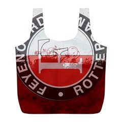 Feyenoord Rotterdam football club FC Logo Full Print Recycle Bag (L) from ArtsNow.com Back