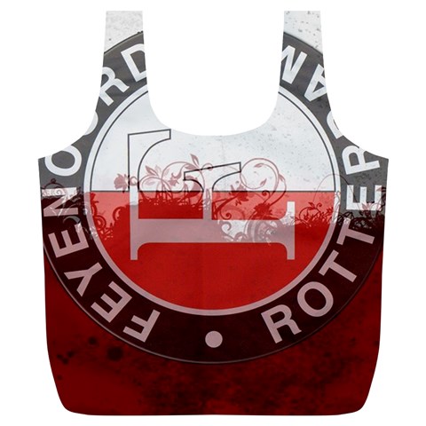 Feyenoord Rotterdam football club FC Logo Full Print Recycle Bag (XL) from ArtsNow.com Front