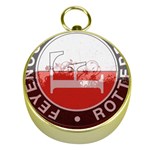 Feyenoord Rotterdam football club FC Logo Gold Compass