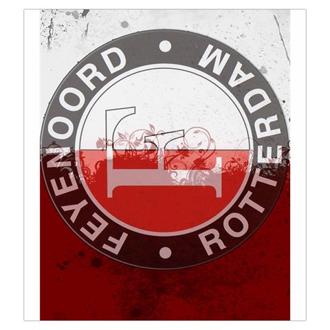 Feyenoord Rotterdam football club FC Logo Drawstring Pouch (Large) from ArtsNow.com Front
