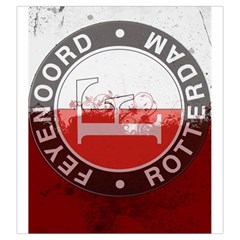 Feyenoord Rotterdam football club FC Logo Drawstring Pouch (Large) from ArtsNow.com Front