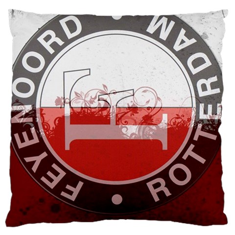 Feyenoord Rotterdam football club FC Logo Standard Flano Cushion Case (One Side) from ArtsNow.com Front