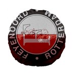 Feyenoord Rotterdam football club FC Logo Standard 15  Premium Flano Round Cushion 