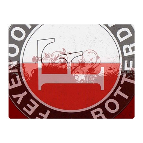 Feyenoord Rotterdam football club FC Logo Double Sided Flano Blanket (Mini) from ArtsNow.com 35 x27  Blanket Front