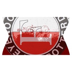 Feyenoord Rotterdam football club FC Logo Yoga Cropped Leggings from ArtsNow.com Waistband Front