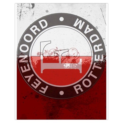 Feyenoord Rotterdam football club FC Logo Drawstring Pouch (XL) from ArtsNow.com Front