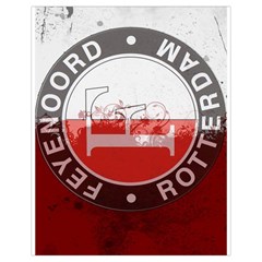 Feyenoord Rotterdam football club FC Logo Drawstring Pouch (XL) from ArtsNow.com Back
