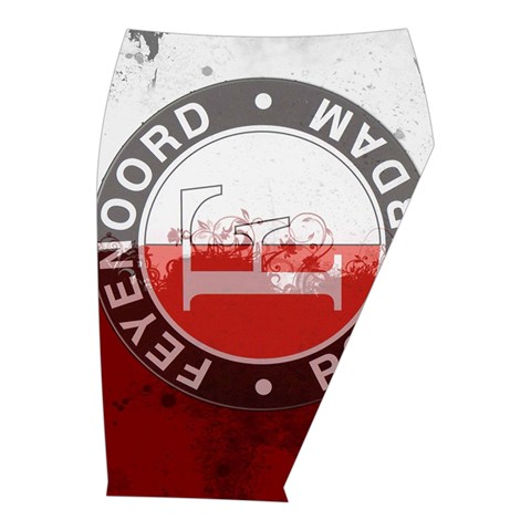 Feyenoord Rotterdam football club FC Logo Midi Wrap Pencil Skirt from ArtsNow.com  Front Right 
