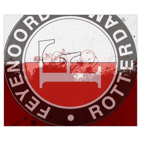 Feyenoord Rotterdam football club FC Logo Medium Tote Bag from ArtsNow.com Back