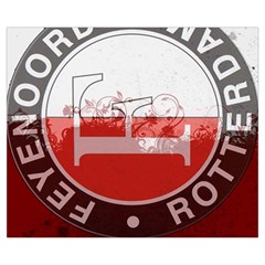 Feyenoord Rotterdam football club FC Logo Medium Zipper Tote Bag from ArtsNow.com Back