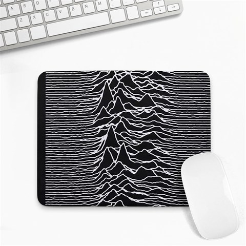 Joy Division Unknown Pleasures Pattern Small Mousepad from ArtsNow.com Front