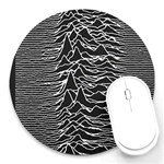 Joy Division Unknown Pleasures Pattern Round Mousepad