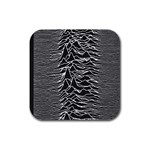 Joy Division Unknown Pleasures Pattern Rubber Coaster (Square)