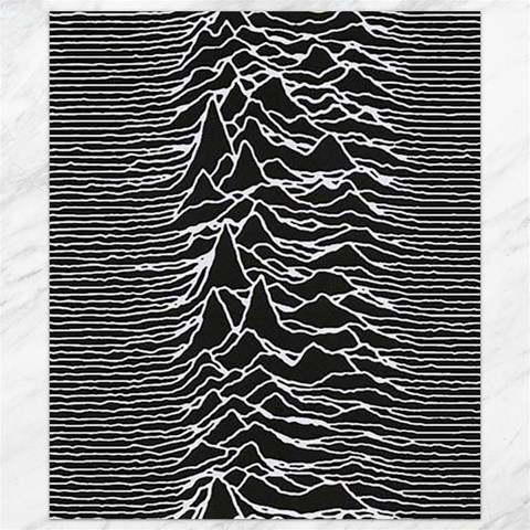 Joy Division Unknown Pleasures Pattern Canvas 8  x 10  from ArtsNow.com 8.15 x9.66  Canvas - 1