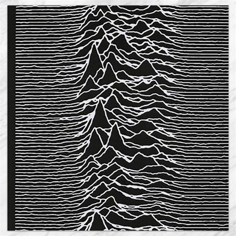 Joy Division Unknown Pleasures Pattern Canvas 12  x 12  from ArtsNow.com 11.4 x11.56  Canvas - 1