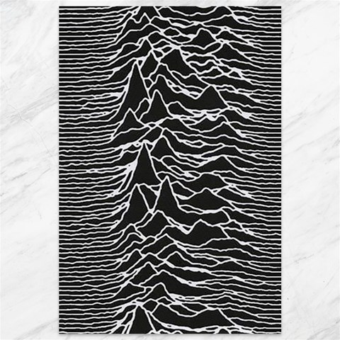 Joy Division Unknown Pleasures Pattern Canvas 12  x 18  from ArtsNow.com 11.88 x17.36  Canvas - 1