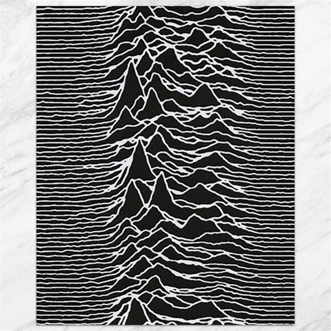 Joy Division Unknown Pleasures Pattern Canvas 16  x 20  from ArtsNow.com 15.75 x19.29  Canvas - 1