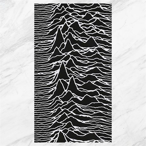 Joy Division Unknown Pleasures Pattern Canvas 40  x 72  from ArtsNow.com 39.28 x69.23  Canvas - 1