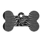 Joy Division Unknown Pleasures Pattern Dog Tag Bone (One Side)