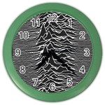 Joy Division Unknown Pleasures Pattern Color Wall Clock