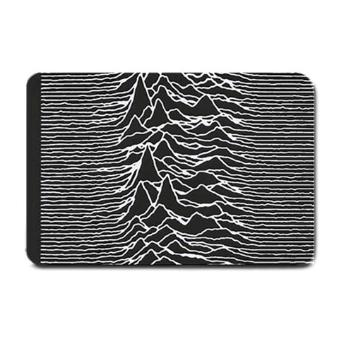 Joy Division Unknown Pleasures Pattern Small Doormat from ArtsNow.com 24 x16  Door Mat