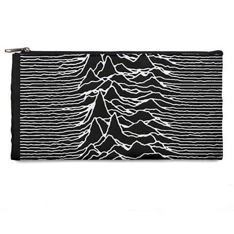 Joy Division Unknown Pleasures Pattern Pencil Case from ArtsNow.com Front