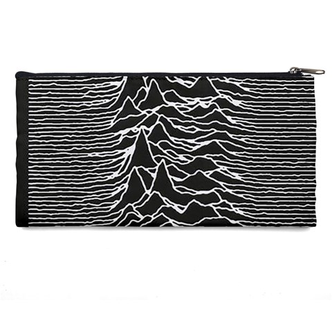 Joy Division Unknown Pleasures Pattern Pencil Case from ArtsNow.com Back