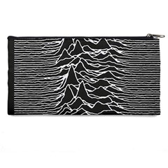 Joy Division Unknown Pleasures Pattern Pencil Case from ArtsNow.com Back